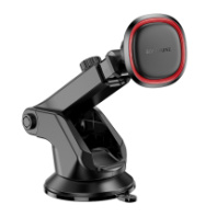 Автодержатель BOROFONE BH125 магнитный, на торпедо, 4.5-7", черный/красный