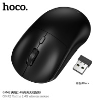 Мышь HOCO GM42, USB, Bluetooth+2.4гГц, беспр.,опт.,4кн., 800-1600dpi, черный