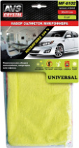Салфетки из микрофибры универсальные AVS MF-6102 30*30 (3 шт.)
