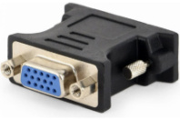 Переходник DVI-I - VGA (шт/гн) Cablexpert черный