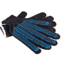 Перчатки Х/Б с покрытием ПВХ (Волна), 5 нитей