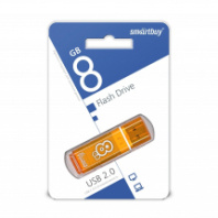 Накопитель USB 8Gb SmartBuy Glossy Orange