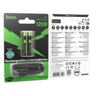 Аккумулятор Hoco R03 (AAA) 320mAh/1200mWh BL2 (+кабель USB-2Type-C) 