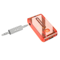 Bluetooth адаптер Borofone BC46, AUX 3.5мм, оранжевый