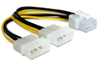 Кабель разветвитель питания 2*Molex (3pin) - PCIe (8pin) (2шт/гн) 0.15м Cablexpert