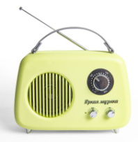 Радиоприёмник "Сигнал БЗРП Fresh РП-343" (USB, microSD, AUX, BT) акб 1500mA/h, DC5В, зеленый