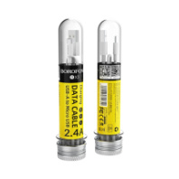 Кабель BOROFONE MicroUSB BX3, 2.4А, в колбе, ТПЭ, 1 м, белый