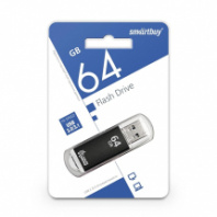 Накопитель USB 64Gb SmartBuy V-Cut Black 3.0 Накопитель USB 64Gb SmartBuy V-Cut Black 3.0