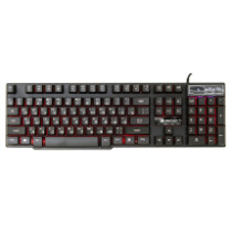 Клавиатура Dialog Gan-Kata KGK-15U, USB, подсвет.,мембран.,104кл., черный