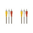 Кабель 3RCA - 3RCA (шт/шт) 3м Smartbuy, серый (KA-233-125)