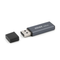 Накопитель USB 128Gb Mirex STIFF Gray Накопитель USB 128Gb Mirex STIFF Gray