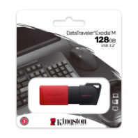 Накопитель USB 128Gb Kingston DT Exodia M Black/Red 3.2