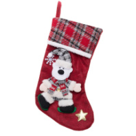 Подарочная упаковка - новогодний носок New Year (multi color) (001)