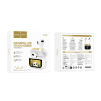 Гарнитура Bluetooth Hoco EW87, TWS, внутриканальная, с сенсорным экраном, белый