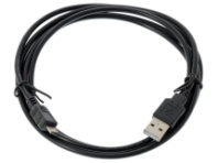 Кабель Perfeo MicroUSB U4001, 2А, ПВХ, 1м, черный