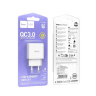 СЗУ Hoco C140A, 1USB, QC3.0, 18W, 3A, белый