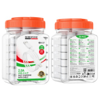 Кабель BOROFONE USB - Lightning BX127 2.4A, ПВХ, 1м, белый (кратно 20шт/банка)