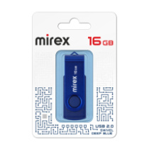 Накопитель USB 16Gb Mirex Swivel Deep Blue
