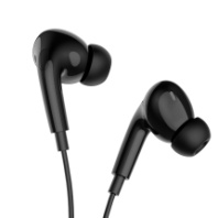 Гарнитура Borofone BM100 Pro, внутриканальная, черный (мятая упаковка)