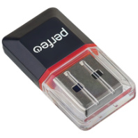Card Reader Perfeo R008 (USB2.0 - MicroSD) черный Card Reader Perfeo R008 (USB2.0 - MicroSD) черный