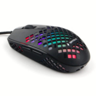 Мышь Gembird MG-760, USB, пров.,опт.,6кн., RGB, 3200dpi, черный