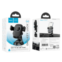 Автодержатель Hoco H76, на торпедо, 4.5-7", черный