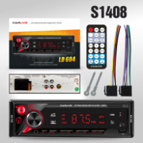 Автомагнитола CarLive LD604 (2USB/microSD/ISO/FM/Bluetooth/4RCA/ПДУ) черный