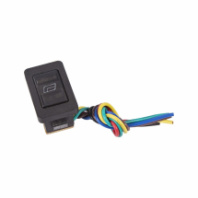 Выключатель (стеклоподъемника) клавишный 12V 20А (6с) ON-OFF-ON черный с подсветкой, проводом REXANT Выключатель (стеклоподъемника) клавишный 12V 20А (6с) ON-OFF-ON черный с подсветкой, проводом REXANT