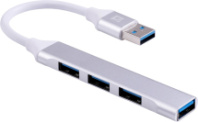 USB хаб DEFENDER HB-06 (3USB2.0+1USB3.0+питание USB) серебро