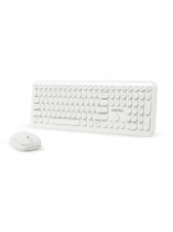 Набор беспр. SmartBuy 666395AG-W, USB, клавиатура+мышь, белый
