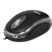 Мышь Perfeo Glow, USB, подсвет.,пров.,опт.,3кн., 800dpi, черный