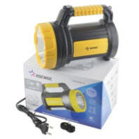 Фонарь аккумуляторный Космос 2005W_Ex (5Вт LED, бок.пан. 10Вт, 3 реж раб, 4V 2Ah, з/у 220/12в)