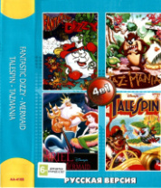 Картридж 16Bit 4в1 AA-4132 CHASE HQ/FANTASTIC DIZZY/FIRE SHARK/TALESPIN