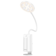 Светодиодная настольная лампа Hoco HX10, 2W, АКБ, 120x62х450 мм, белый