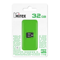 Карта памяти micro SD 32Gb Mirex class 10 без адаптера Карта памяти micro SD 32Gb Mirex class 10 без адаптера