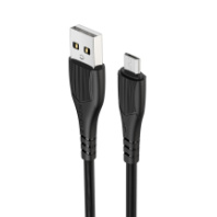 Кабель BOROFONE MicroUSB BX37, 2.4А, ПВХ, 1м, черный (мятая упаковка) Кабель BOROFONE MicroUSB BX37, 2.4А, ПВХ, 1м, черный (мятая упаковка)