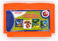 Картридж 8Bit 4в1 AA-2487 TURTLES 1+4+DARKWIN DUCK+CHIP & DALE 1