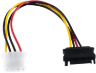 Кабель питания SATA (15pin) - Molex (4pin) (шт/гн) 0.15м Cablexpert