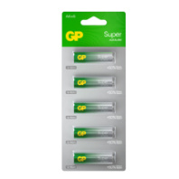 Батарейка GP Super G-Tech LR6 (AA) BL5 (отрывной) 5/60/600