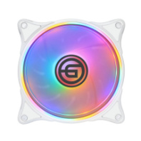 Вентилятор Ginzzu 12LD4 120x120, 4-pin (Molex), 24dB, белый