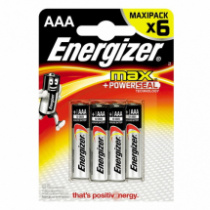 Батарейка Energizer Max LR03 (AAA) BL6 6/72