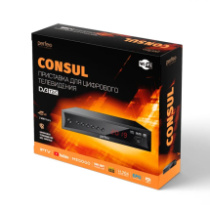 Ресивер DVB-T2/C Perfeo "CONSUL" (Wi-Fi, IPTV, 2 USB, HDMI)