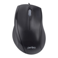 Мышь Perfeo CLASS, USB, пров.,опт.,3кн., 1000dpi, черный