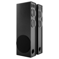 Ак. колонки 2.0 Ginzzu GM-326, 2x90W RMS, питание от сети, черный