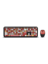 Набор беспр. SmartBuy 666395AG-K, USB, клавиатура+мышь, цветные клавиши, черный