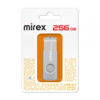 Накопитель USB 256Gb Mirex Swivel Silver