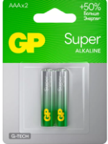 Батарейка GP Super G-Tech LR03 (AAA) BL2 2/20/160