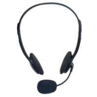Гарнитура Defender HN-102, накладная, 1.8м, 2*AUX 3.5мм, черный