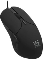 Мышь DEFENDER Oria GM-178, игров.,пров.,опт.,6кн., 1200-3600dpi, черный