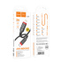 Кабель HOCO Type-C - Lightning X59, 3А, PD 20W, диаметр 4.4мм, тканевая оплетка, 3м, черный